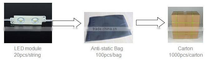 High brightness good quality 2 5050 LED outdoor lighting with lens