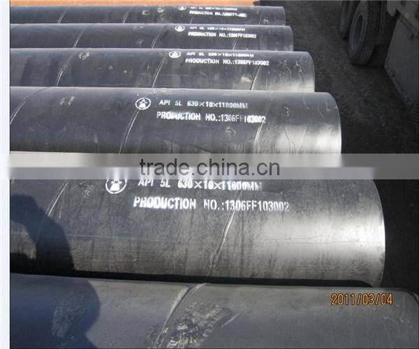 Modern custom-made cement coated ssaw spiral steel pipe