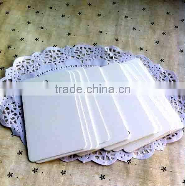blank white card paper swing tags (M-HT184)