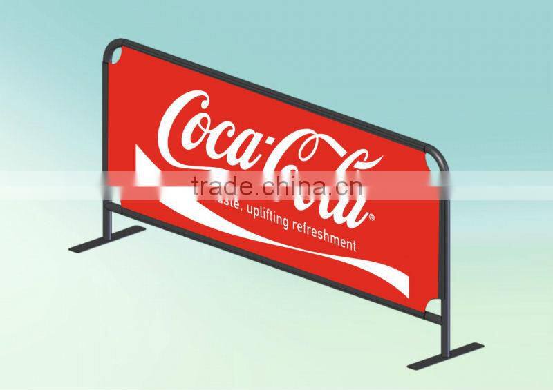 Advertising banner cafe barrier with customized printing