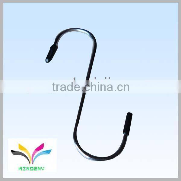 Metal wire S shape double sides shopping hanging display hook