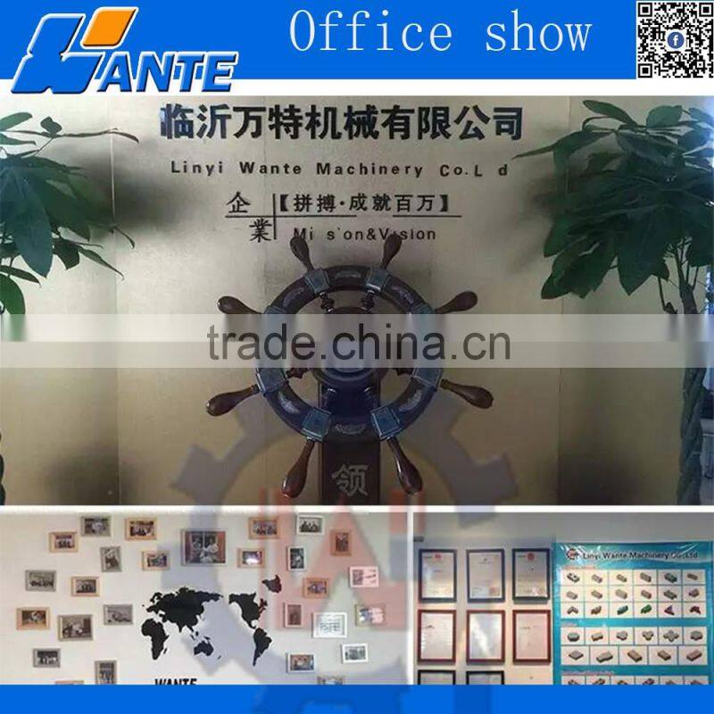 WT2-20M Diesel engine soil interlocking pressing bricks machine