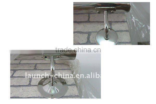 outdoor step metal handrail angle stair handrail bracket / round handrail bracket price