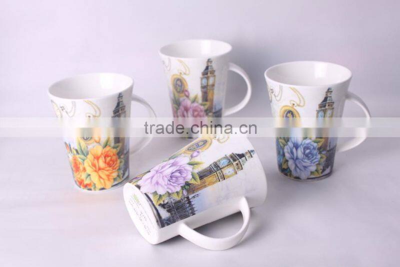 Hot new products for ceramic coffee mug wtih the tower design