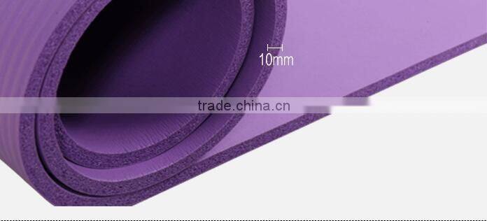 hot sale 2016 the new eco-friendly NBR yoga mat with high quality