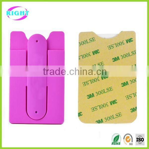 3M sticker silicone phone stand card holder