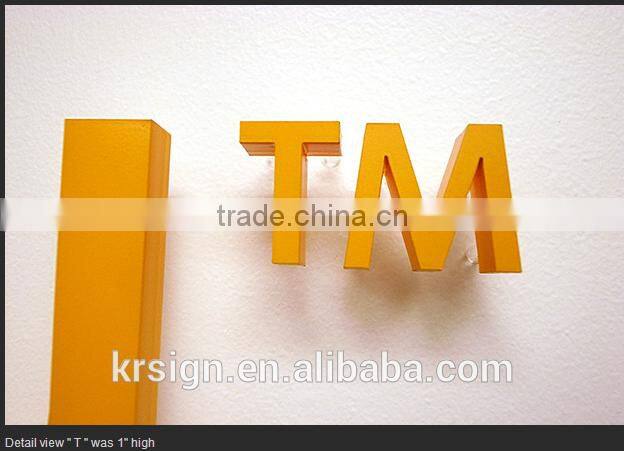 Acrylic mini letter sign manufacturer for logo material