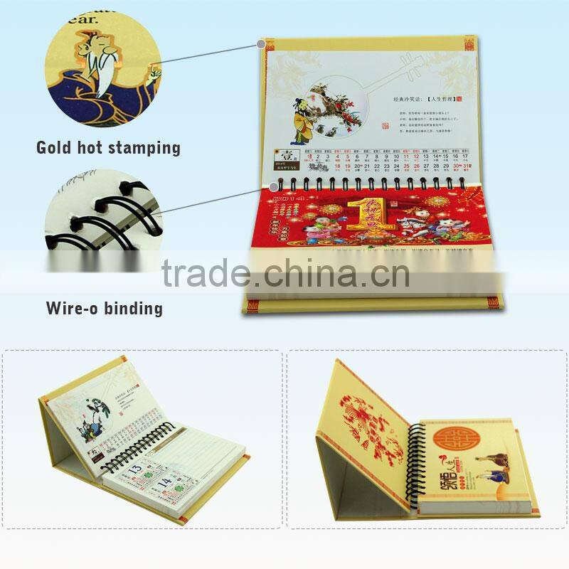 Fast Delivery Colorful Portuguese Desktop Desktop Daily Calendar