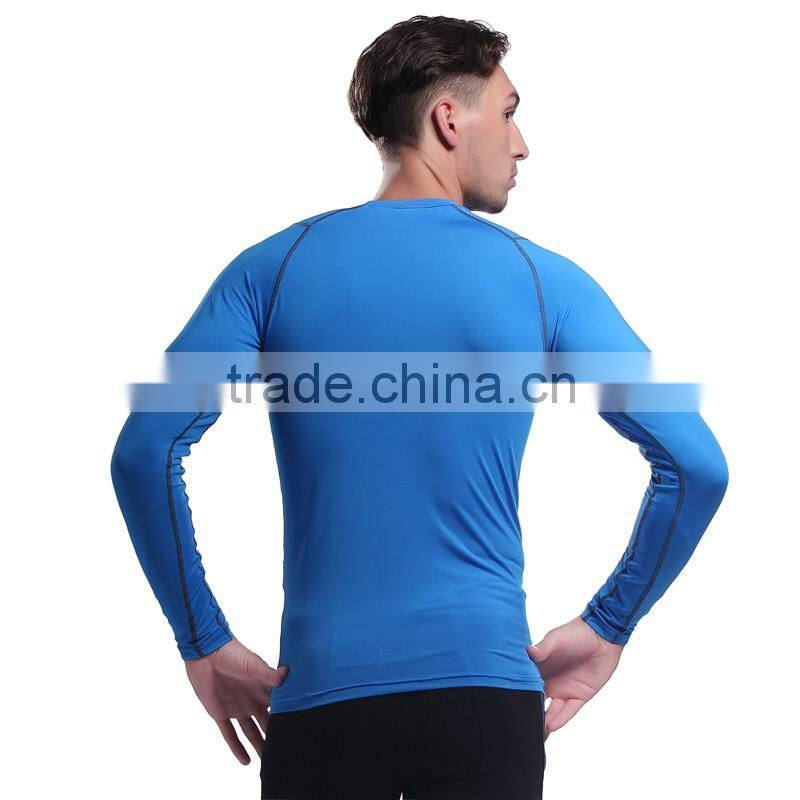 custom long sleeve Nylon mens compression tights