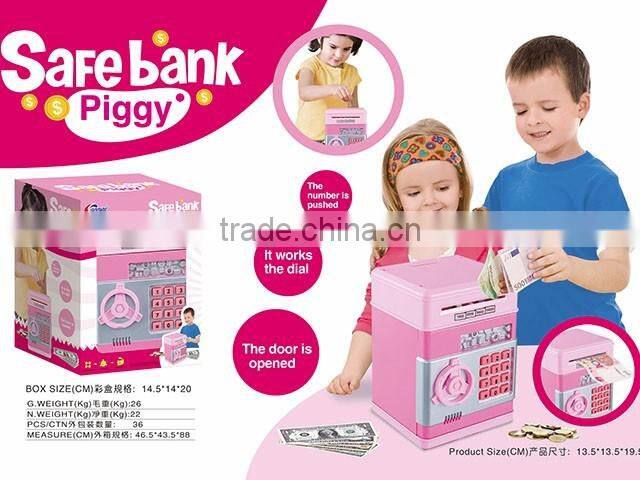 Hot sell Novelty Password Number Coin Bank Saving Money Cash Saving ATM Bank