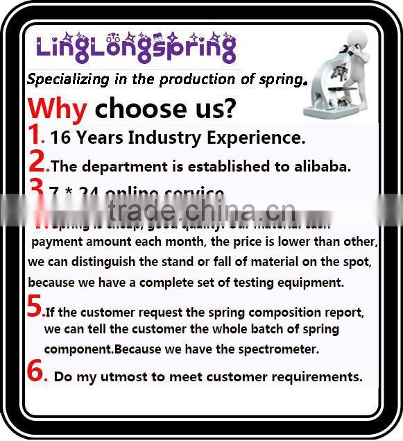 Custom precision extension spring