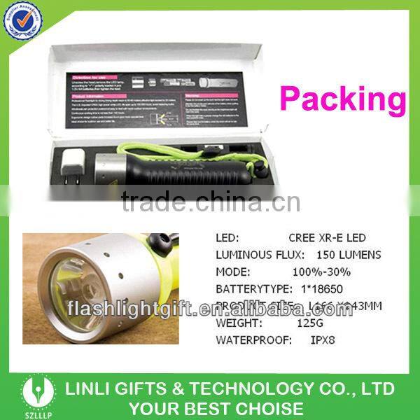 Magnetic Cree Led Diving Flashlight Torch