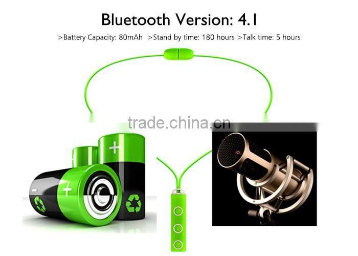 gold supplier fashion bluetooth earphone wireless good voice changer sport earphone