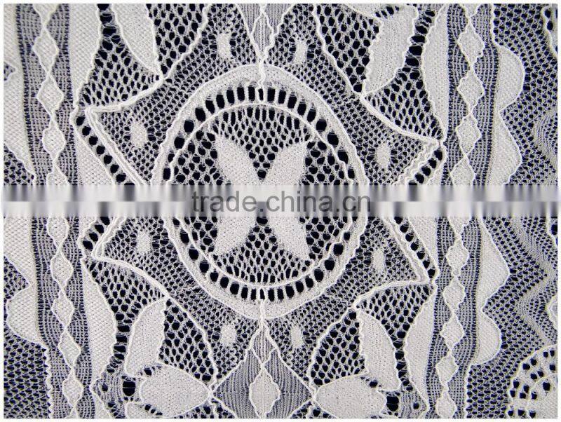 new elastic bright product manufactur hot selling spandex nylon lace fabric wholesale K-169