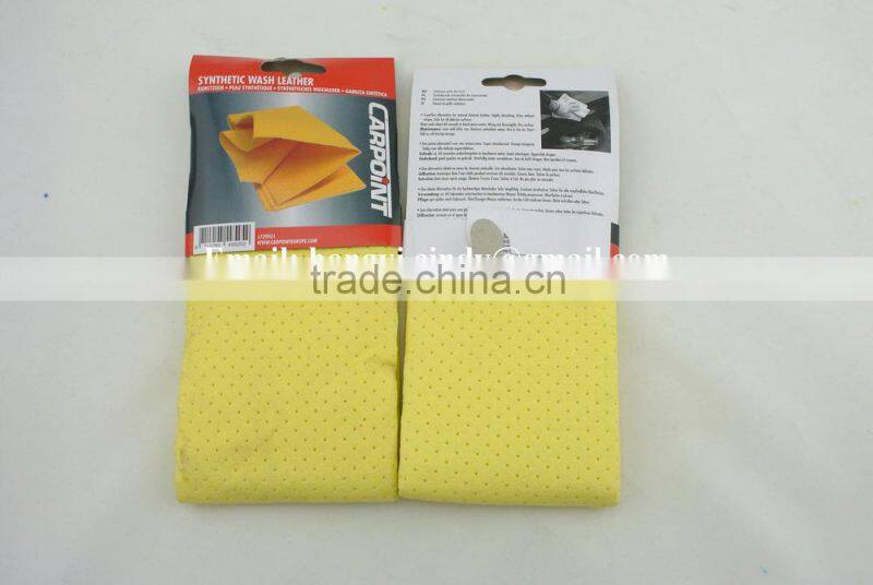 PU coating synthetic chamois car washing cloth