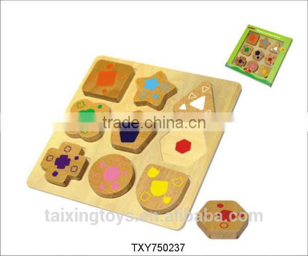 New DIY Wooden Stacking/Folding Cup Blocks Kids Educational Toys