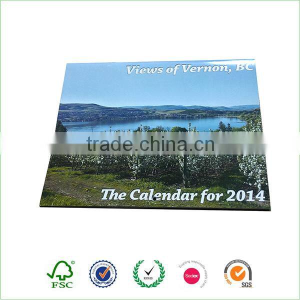 Full color advertising large wall calendar