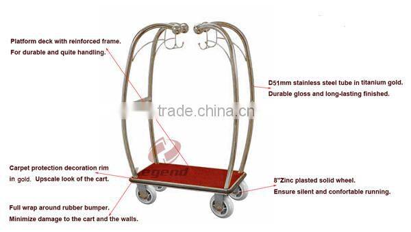 Economy baggage trolleys hotel luggage trolley turkey