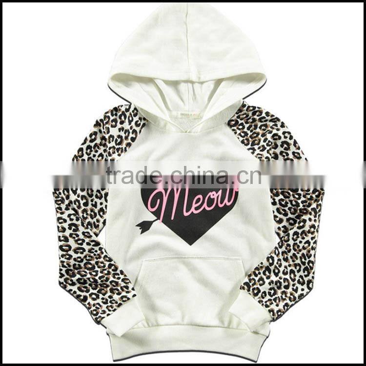 Top quality kids cotton printing pullover design you own hoodie with low price