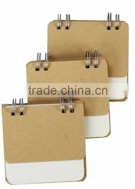 2012 New design eco spiral note pad with white paper