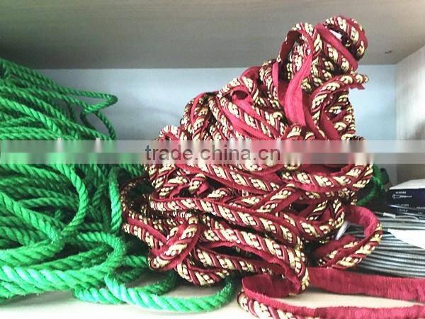 Good Quality Three Stranded 100% Polyester Rope(SW-107)
