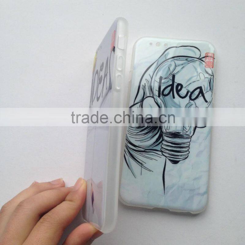 For iphone 6 case in TPU+PC material with custom designs
