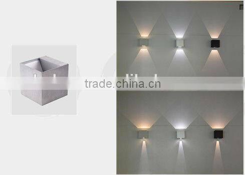 WWS0202-2 adjustable indoor/outdoor led wall light