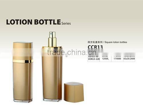 Distinctive Design Cosmetic Round /Flat Acrylic Airless dip Lotion Bottles and jars