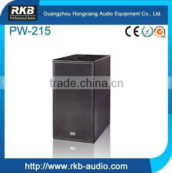PW-215 daul 15 inch subwoofer speaker, subwoofer pro box