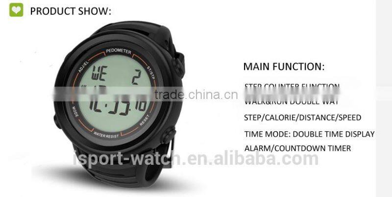 Pedometer Watch 3D Sensor Manual Use Pedometer Digital Pedometer