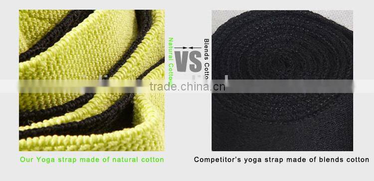 Yoga Stretch Strap Belt, Cotton Stretch Strap