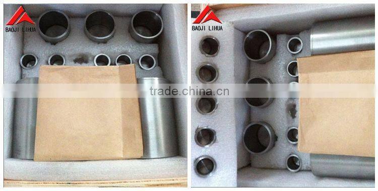 ISO9001 high melting point pure tantalum crucible