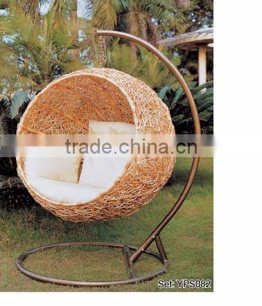 00 balcony garden elegant comfortable rattan hanging swing egg chair YPS080