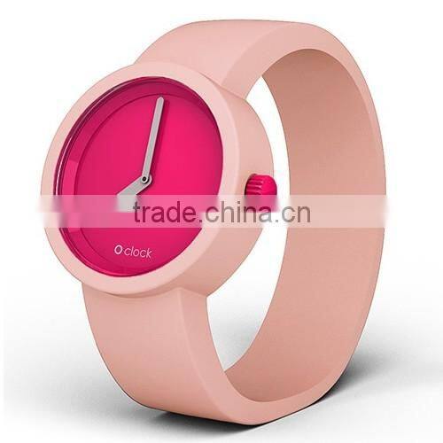 Cheap durable girls waterproof odorless silicone watch