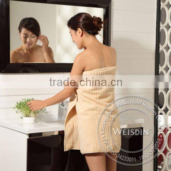 Chinese guangzhou high quality hotel 100%cotton wooden bench towel rack for wholesale made in China