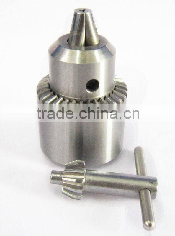 Stainless Steel Drill Chuck,Precision Drill Chuck with key, 13mm Drill Chuck