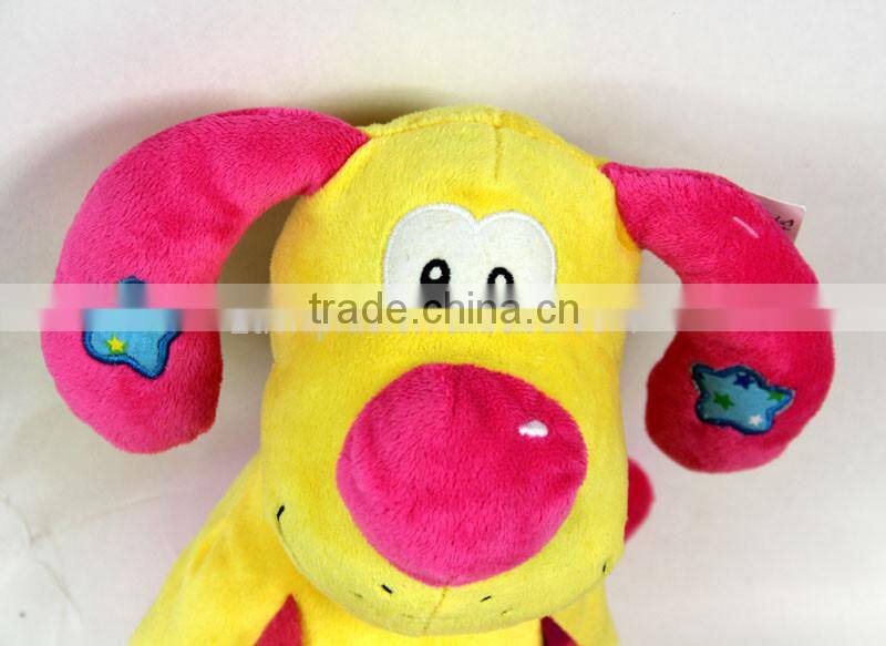 Luckiplus Hot Sale First Class Nice Yellow and Pink Animal Safe Technology Toy For Kids