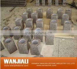 Granite tombstone vase