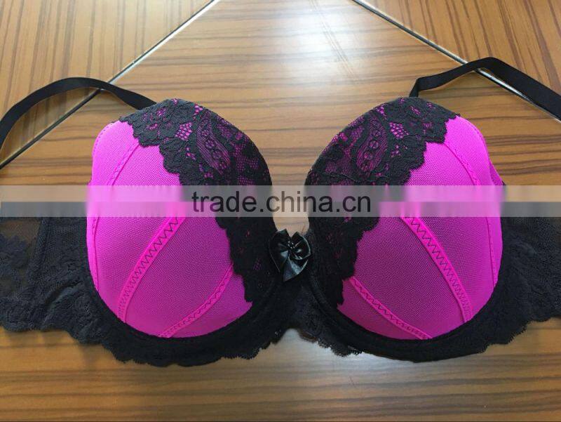 Hot selling comfortable plus size bra in stock(CSA322)
