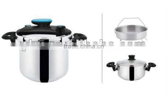Best Export Stainless Steel Pressure Cooker 4L+7L