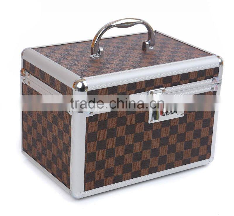 hot sale 2016 high quality Portable makeup case fashion cosmetics makeup case customize makeup box for market