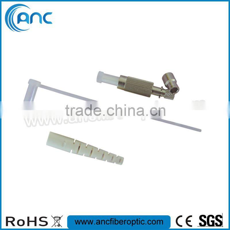 LC Fiber Optic Connector with 45 degree 90 degree Boot