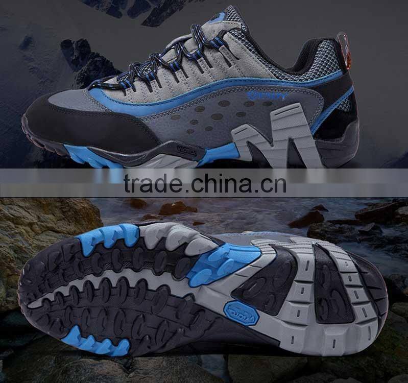 Short Blue Trendy Hiking Boot for Outdoor
