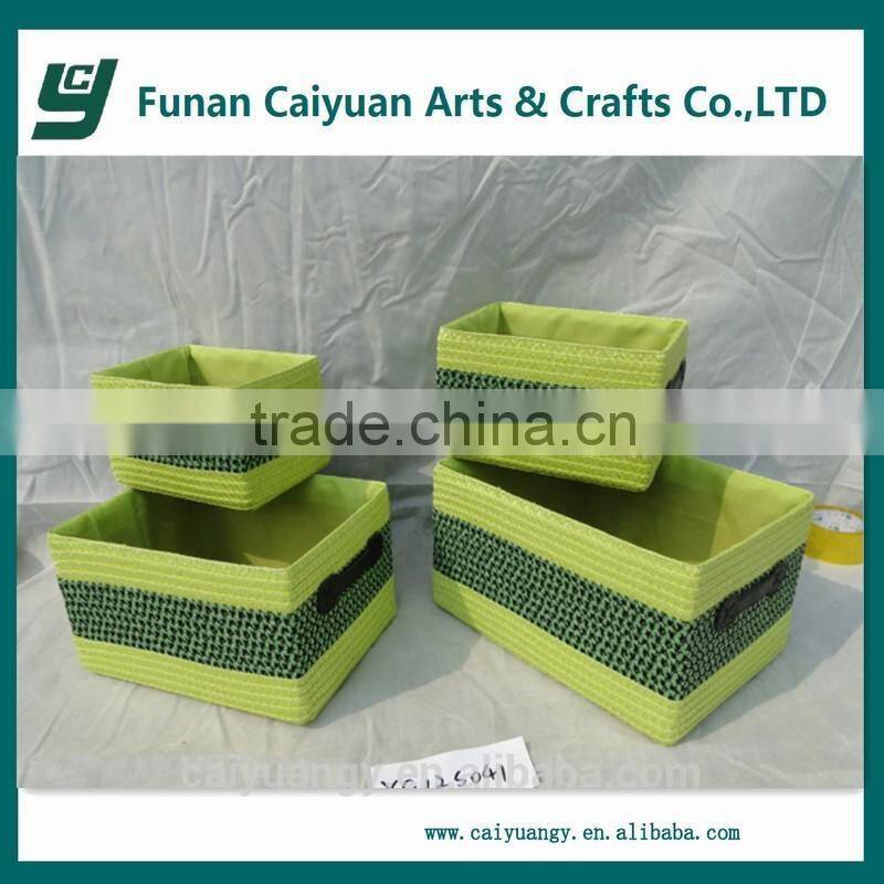 Factory derectly sale handmde wooden baskets with handles