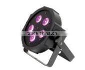 2016 new product 7pcs10w led plastic par light RGBW flat PAR light high-brightness led light