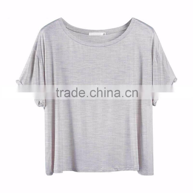 manufacturer china women's clothing cotton loose bluk t- shirt /loose shirt women cheap price