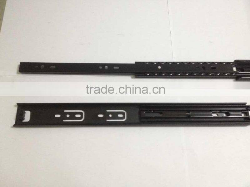 ZY:37MM(1.2*1.0*1.2) 3-Fold Ball Bearing Drawer Slide