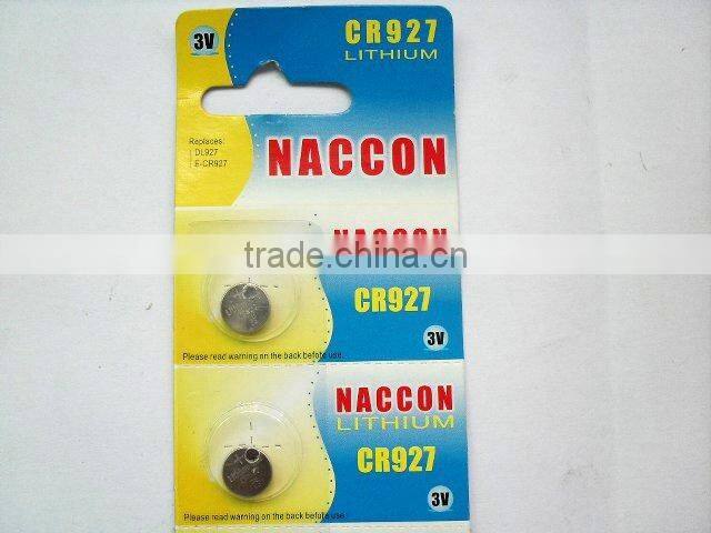 3v CR927 battery lithium button cell battery 34q