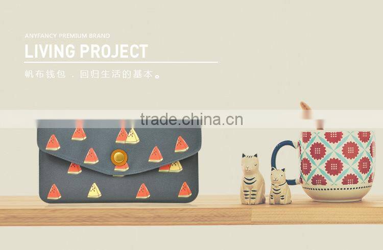 2014 new multifunction women canvas phone bag,Korean ladies card holder