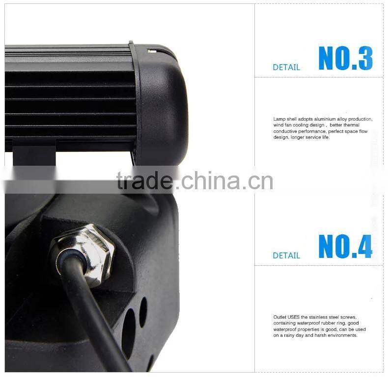 single row led light bar 50inch 36w 72w 120w 180w led light bar, led light bar 4x4